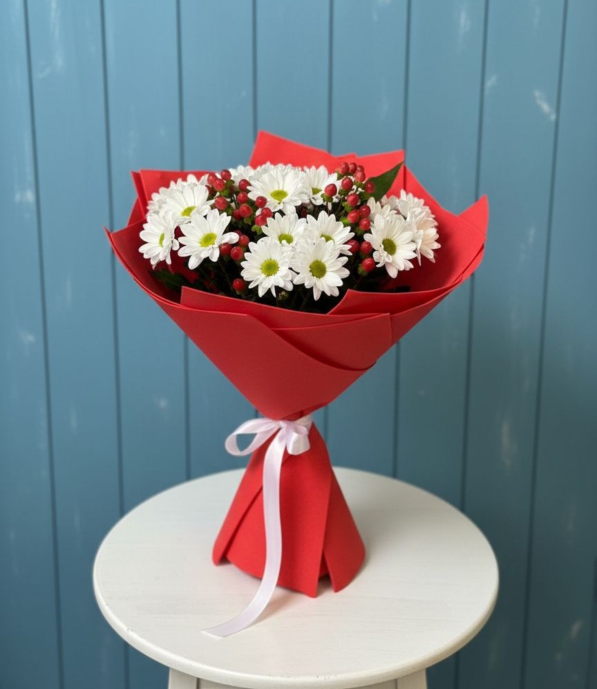 Букет цветов из: Хризантемы в Энеме