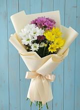 Букет цветов из:  Хризантемы #REPLACE_PRED# Энеме