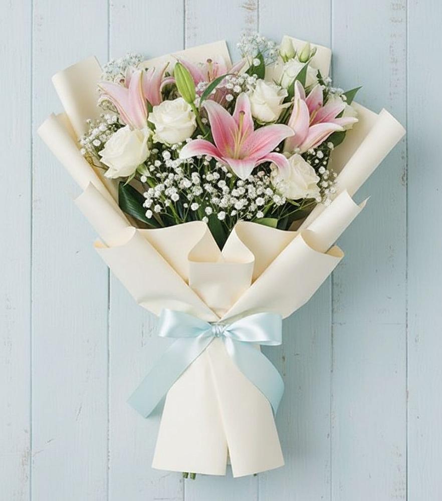 Букет цветов из: Лилии в Энеме