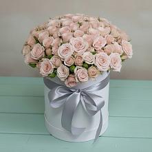 Цветочная композиция из Розы в шляпной коробке в Энеме