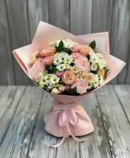 Букет цветов из:  Гвоздики, Розы и Хризантемы в Энеме