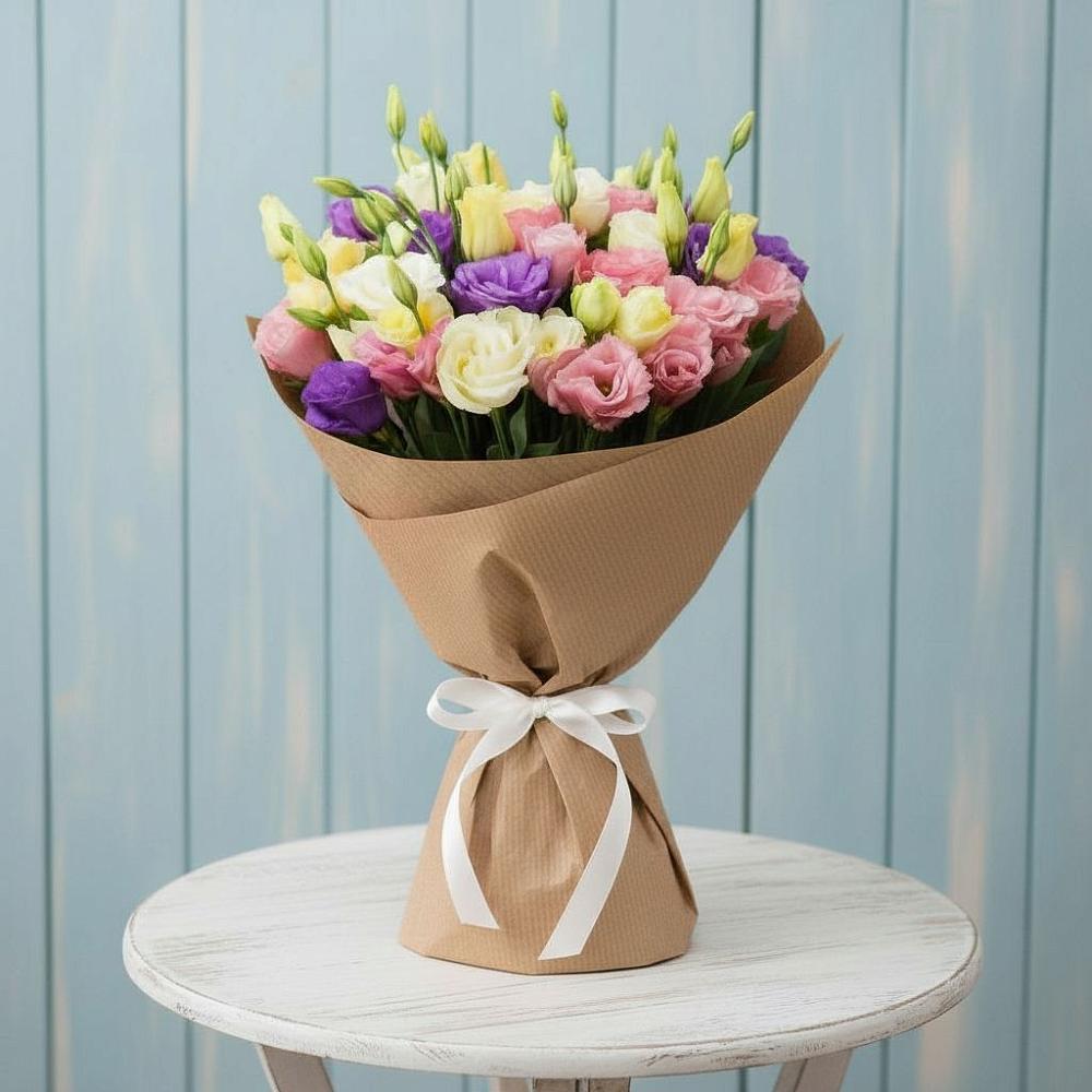 Букет цветов из: Лизиантусы в Энеме