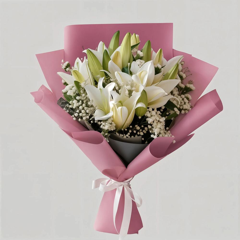 Букет цветов из: Лилии в Энеме