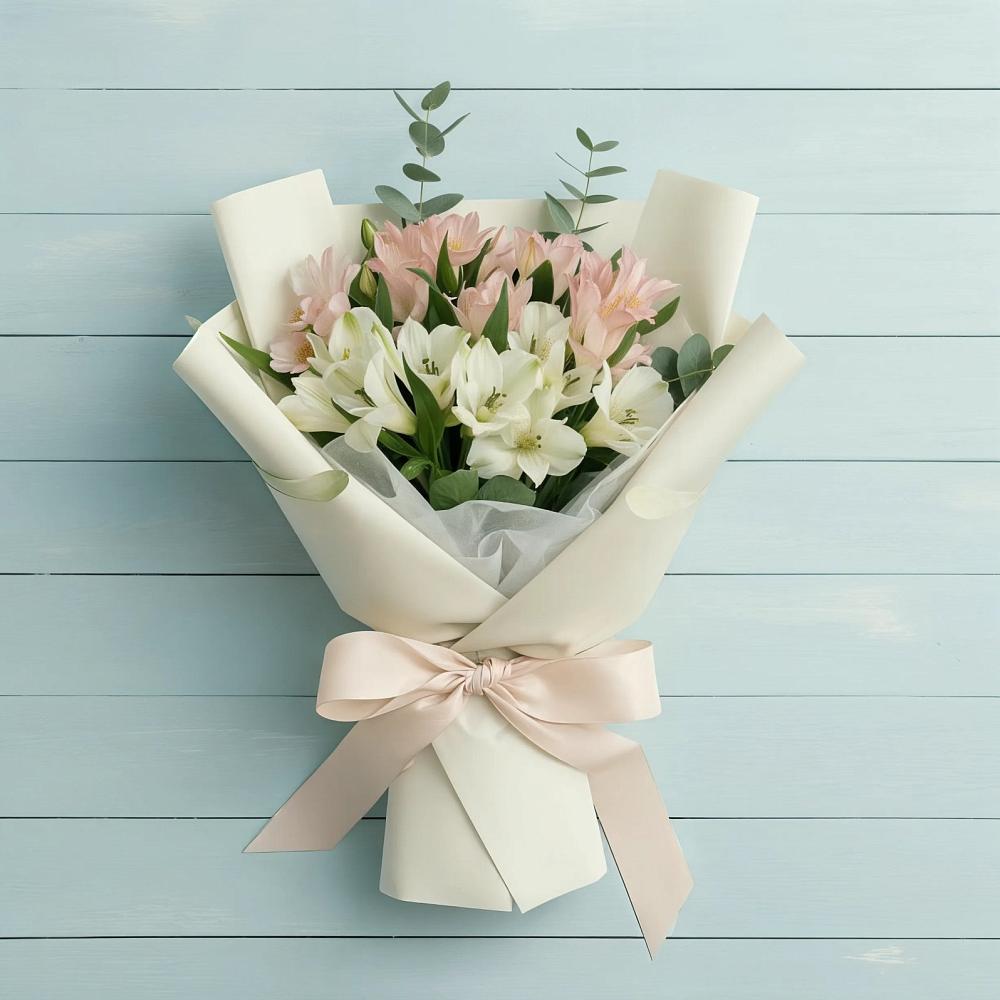 Букет цветов из: Альстромерии в Энеме