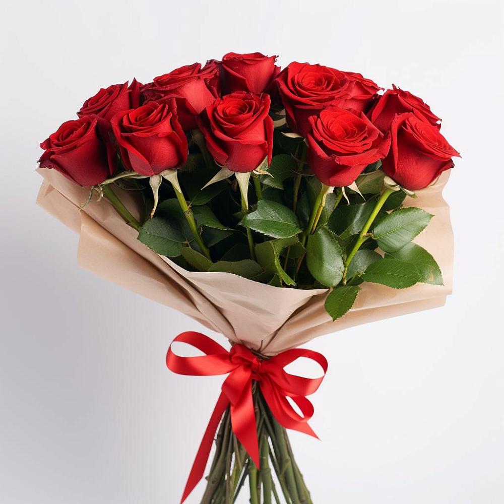 Букет 11 Красных роз Эдлесс Лав в Энеме